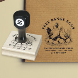 Boerderij Verse Eieren Kippen & Eieren Rubberstempel