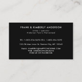 Boerderij Verse eieren kippen Moderne eieren Visitekaartje (Achterkant)