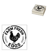 Boerderij Verse Eieren Kippenstempel Rubberstempel (Gestempeld)