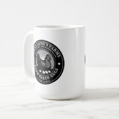 Boerderij Verse Eieren Label Sjabloon Koffiemok (Voorkant links)