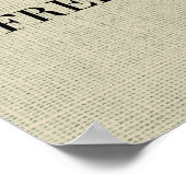 Boerderij Verse eieren langs de weg Poster (Hoek)