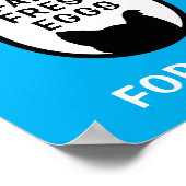 Boerderij verse eieren poster (Hoek)