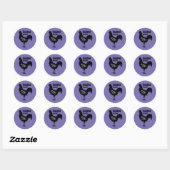 Boerderij verse eieren ronde sticker (Vel)