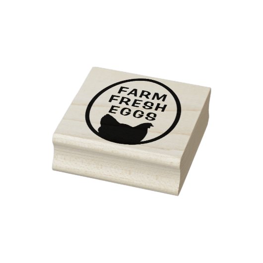 Boerderij verse eieren rubberstempel (Stempel)