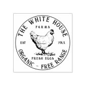 Boerderij Verse eieren Stempel | Gepersonaliseerde (Afrduk)