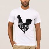 Boerderij verse eieren t-shirt (Voorkant)
