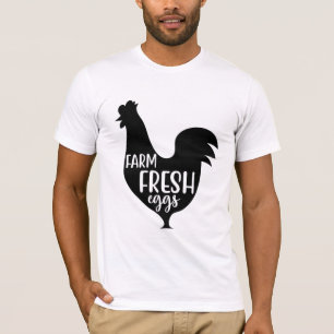 Boerderij verse eieren t-shirt