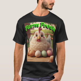 Boerderij verse eieren t-shirt