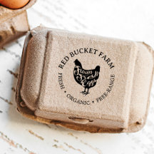 Boerderij Verse eieren Typografie Chicken