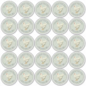 Boerderij Verse eieren Verpakking Groen 2,5 inch Sticker (Voorkant)