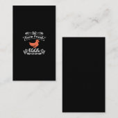 boerderij verse eieren visitekaartje (Voorkant / Achterkant)