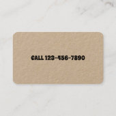 Boerderij verse eieren visitekaartje (Achterkant)