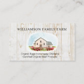  Boerderij Verse Eieren & Vleesboerderij Visitekaartje (Voorkant)