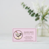 Boerderij verse eieren voor de verkoop van Visitek Visitekaartje (Staand voorkant)