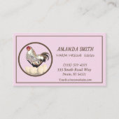 Boerderij verse eieren voor de verkoop van Visitek Visitekaartje (Voorkant)