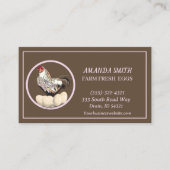 Boerderij verse eieren voor de verkoop van Visitek Visitekaartje (Voorkant)