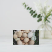Boerderij Verse eieren voor verkoop Visitekaartje (Staand voorkant)