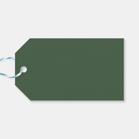 Boerderij verse kerstbomen cadeaulabel (Achterkant Horizontaal)