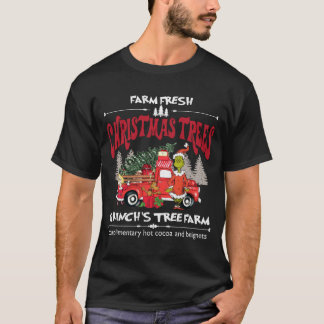 boerderij verse kerstbomen grinch t-shirt