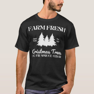 Boerderij Verse Kerstbomen - Pine Fir Spruce Cedar T-shirt