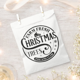 Boerderij Verse kerstbomen Pine Spruce Fir Bedankzakje