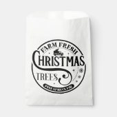Boerderij Verse kerstbomen Pine Spruce Fir Bedankzakje (Voorkant)