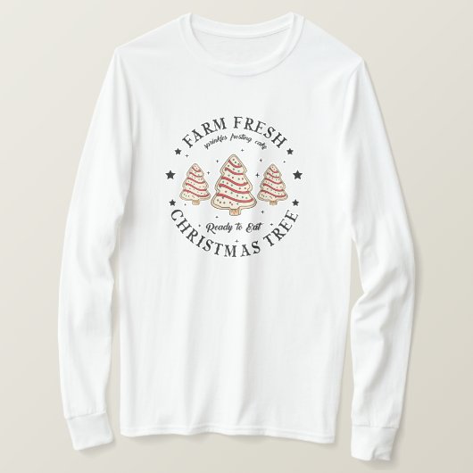 Boerderij Verse Kerstboom T-shirt (Design voorkant)