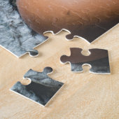 Boerderij verse kipeieren in karton legpuzzel (Zijkant)