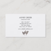 Boerderij verse kipeieren visitekaartje (Achterkant)