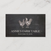 Boerderij verse kipeieren visitekaartje (Voorkant)