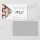 Boerderij verse kipeieren visitekaartje (Voorkant / Achterkant)