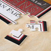 Boerderij Verse kippen Land Rustige Familienaam Legpuzzel (Zijkant)