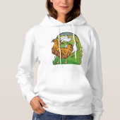 Boerderij Verse Kippenhok Landelijk Schilderij Hoodie (Voorkant)