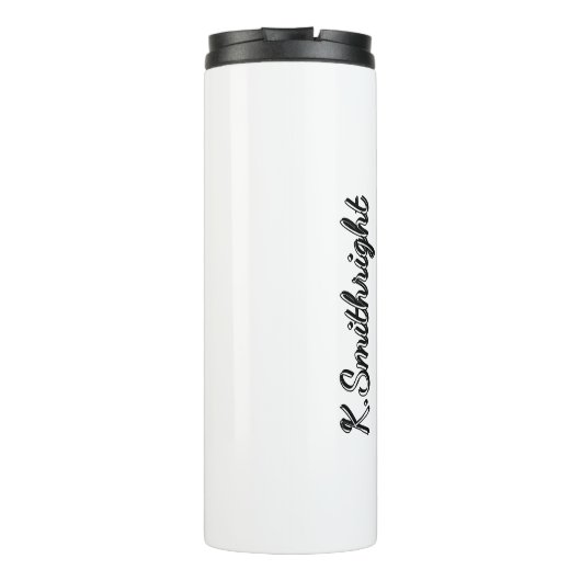 Boerderij verse pompoenen die u kunt plukken thermosbeker (Achterkant)