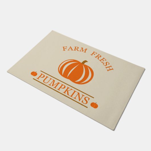 Boerderij verse pompoenen herfst herfst deurmat (Schuin)