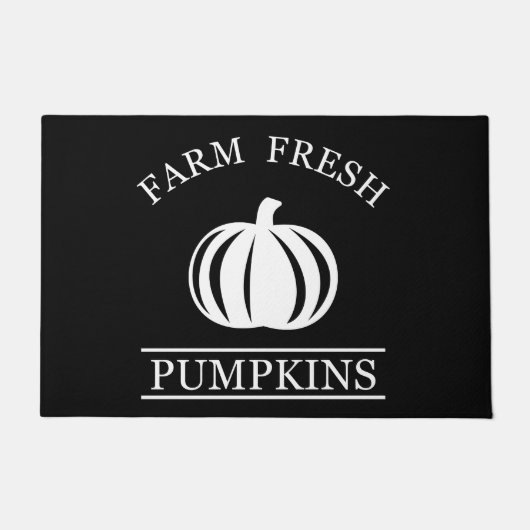 Boerderij verse pompoenen herfst herfst deurmat (Voorkant)