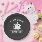 Boerderij verse pompoenen herfst herfst papieren bordje (Feest)