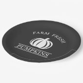 Boerderij verse pompoenen herfst herfst papieren bordje (Gekanteld)