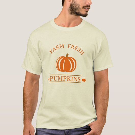Boerderij verse pompoenen herfst herfst t-shirt (Voorkant)