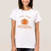 Boerderij verse pompoenen herfst herfst t-shirt (Voorkant)