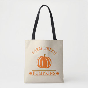 Boerderij verse pompoenen herfst herfst tote bag