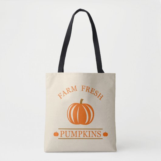 Boerderij verse pompoenen herfst herfst tote bag (Voorkant)