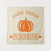 Boerderij verse pompoenen herfst herfst wandkleed (Voorkant)