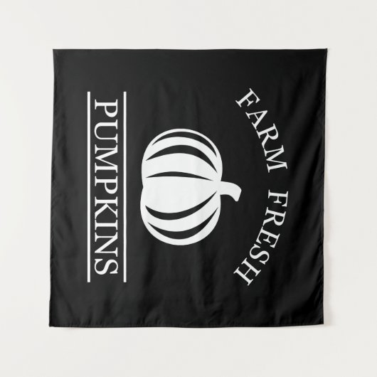 Boerderij verse pompoenen herfst herfst wandkleed (Voorkant (horizontaal))