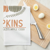 Boerderij verse pompoenen | met de hand geplukt theedoek (Quarter Fold)