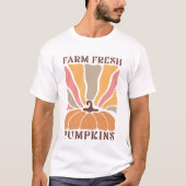 Boerderij Verse Pompoenen T-shirt (Voorkant)