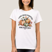 Boerderij Verse Pompoenen T-shirt (Voorkant)