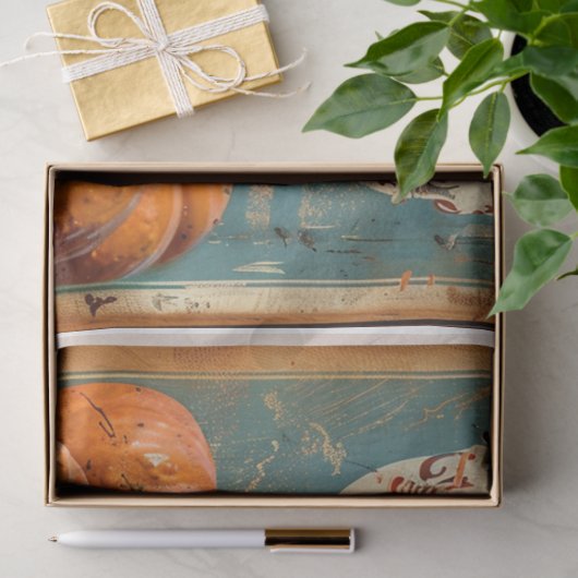 Boerderij — Verse pompoenen Tissuepapier (Geschenk)