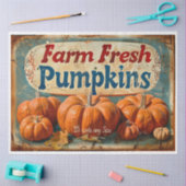 Boerderij — Verse pompoenen Tissuepapier (Craft)
