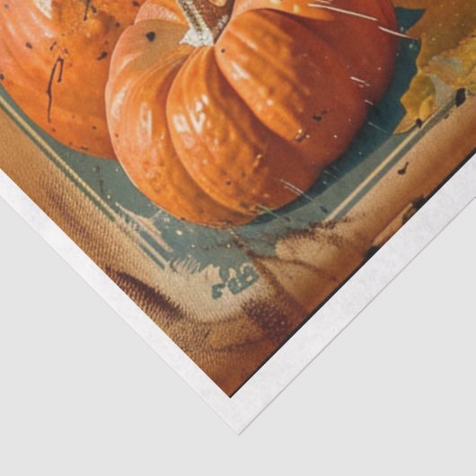 Boerderij — Verse pompoenen Tissuepapier (Detail)